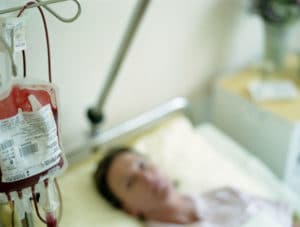 Woman on a Blood Drip | New Jersey Xarelto Lawsuit