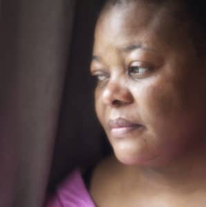 Sad looking Woman | New Jersey Talcum Powder Cancer Lawsuit