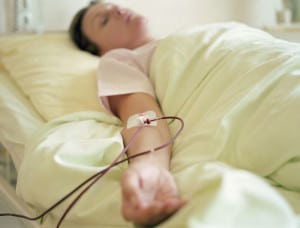 Patient Getting A Blood Transfusion | Ohio Xarelto Lawsuit