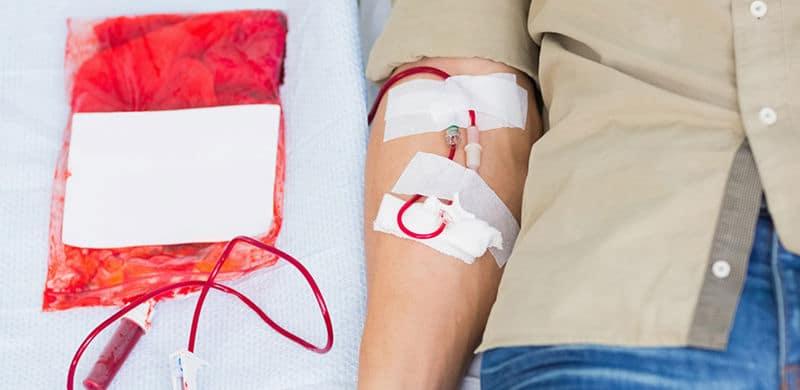 Patient Getting A Blood Transfusion | Ohio Xarelto Attorney