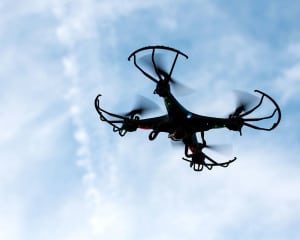 A Drone in Mid Air | Drone Crash Lawyer