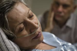 Woman sick in hospital | Alabama Nexium Lawsuit