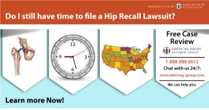 Hip recall claim infographic