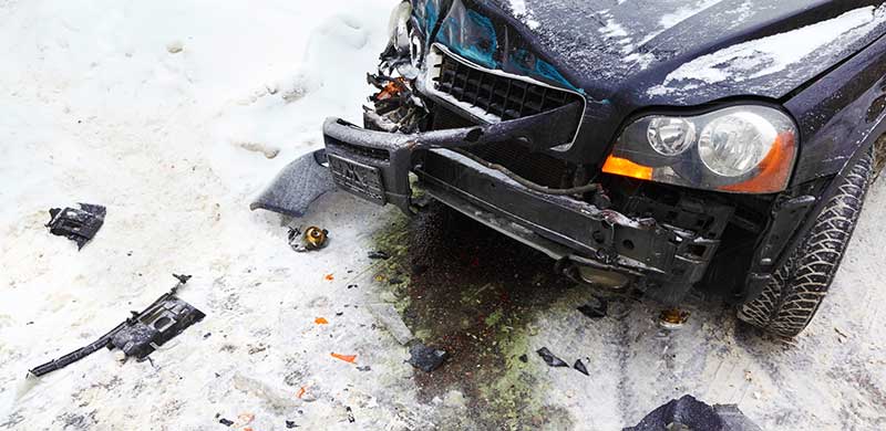 A Crashed Car | Kentucky Personal Injury Lawyer