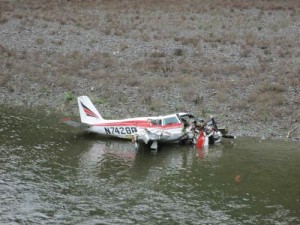 Small plane crashes
