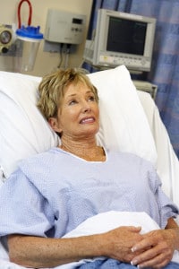 Woman in Hospital | Iowa Talcum Powder Cancer Lawsuit